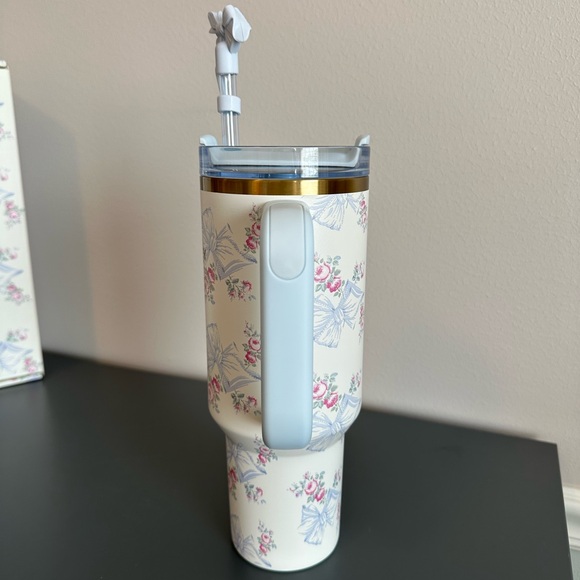 Stanley x LoveShackFancy Tumbler 40oz Rosa Beaux Blue Authentic - Picture 2 of 12